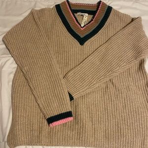 Madewell sweater with tags. Knit sweater. Knit sweater madewell wool sweater
